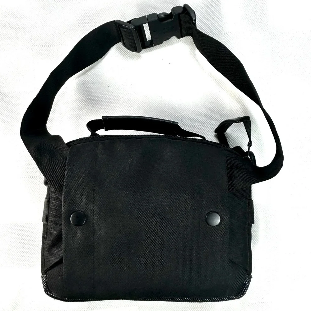 Case Logic Black Padded Camera Carrying Case Fanny Pack Adjustable Compartments